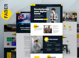 Faber – Template Kits For Tech Company