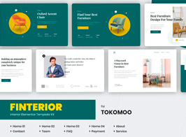 Finterior | Interior Elementor Template Kit