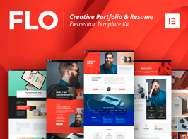 FLO – Creative Portfolio & Resume Template Kit