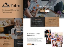 Fotro – Food & Restaurant Elementor Template Kit