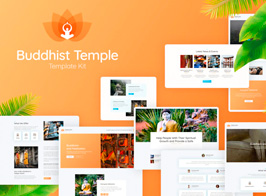 Great Lotus – Buddhist Temple Template Kit