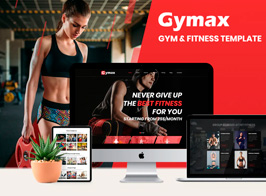 Gymax – Gym, Fitness Template Kit