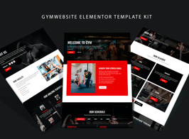 Gymsite Gym Elementor Template Kit