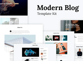 Katelyn – Modern Blog Template Kit
