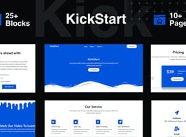 KickStart – Creative Digital Business Elementor Template Kit