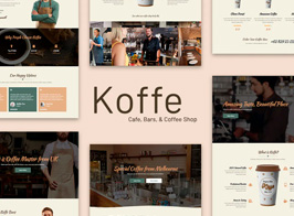 Koffe – Cafe & Coffee Shop Template Kit