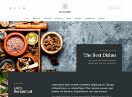 Loco Restaurant – Template Kit