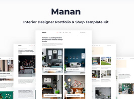 Manan – Interior Designer Elementor Template Kit