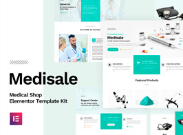 Medisale – Medical Shop Elementor Template Kit