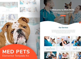 Med Pets – Template Kit for Elementor