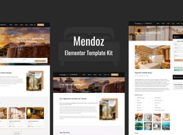 Mendoz – Hotel & Travel Template Kit