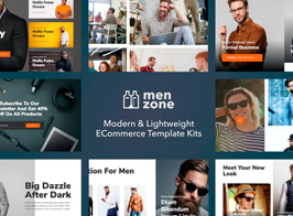 Menzone – Modern eCommerce Template Kit