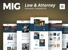 Mig – Law & Attorney Template Kit
