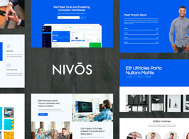 Nivos – Software Company Template Kit
