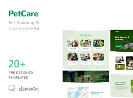 PetCare – Pet Boarding and Care Centre Template Kit