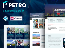 Petro – Industrial Elementor Template Kit