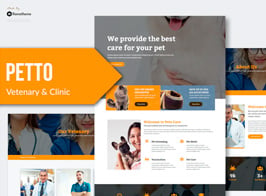 Petto – Vetenary Pet Clinic Template Kit