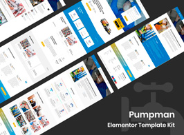 Pumpman – Plumbing Service Elementor Template Kit