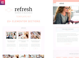 Refresh – Women in Business Elementor Template Kit
