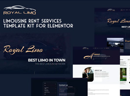 Royal Limo – Limousine Rent Services Template Kit