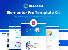 Saascom – Digital Marketing & SEO Agency Template Kit
