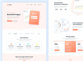 SaaSy – SaaS & App Landing Page Template Kit