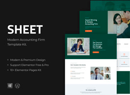 Sheet – Modern Accounting Firm Template Kit