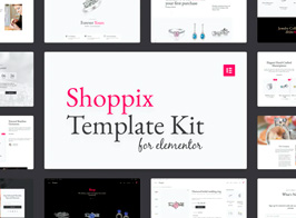 Shoppix – Template Kit de luxo & joalharia Elementor