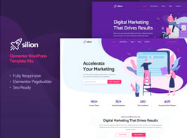 Silion – Digital Marketing Elementor Template Kit