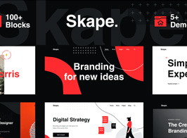 Skape – Creative Multipurpose Digital Agency Business & Portfolio WordPress Elementor Template Kit