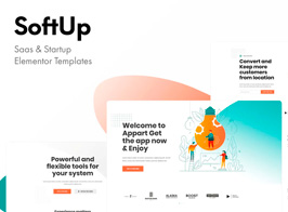 SoftUp – Saas & Startup Elementor Templates