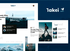 Takei – News & Magazine Template Kit
