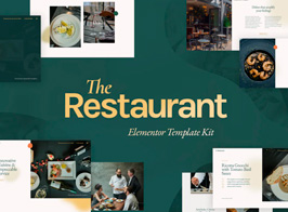 The Restaurant – Elementor Template Kit