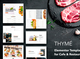 Thyme – Restaurant & Cafe Elementor Template Kit