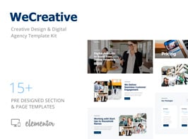 WeCreative – Digital Agency Template Kit