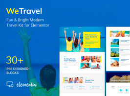 WeTravel – Travel and Tourism Template Kit