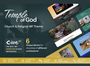 Temple of God – Religion & Church WordPress Theme