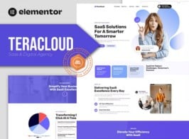 Teracloud – Saas & Digital Agency Elementor Template Kit