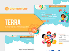 Terra – Child Care and Kindergarten Template Kit