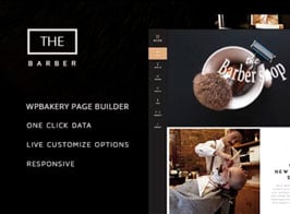 The Barber Shop – One Page Theme For Hair Salon