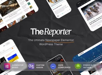 The Reporter – Newspaper Editorial WordPress Theme
