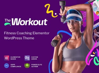 The Workout – Trainer Fitness WordPress Theme