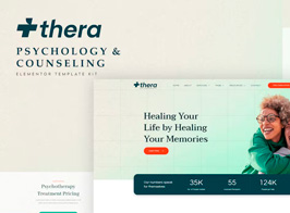 Thera – Psychology & Counseling Elementor Template Kit