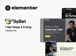 Thyshirt – TShirt Design and Printing Elementor Template Kit