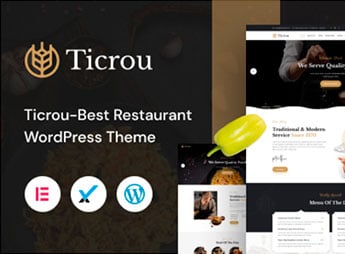 Ticrou – Restaurant WordPress Theme