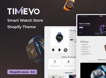 Timevo -Single Product Shop Landing Page Shopify Theme
