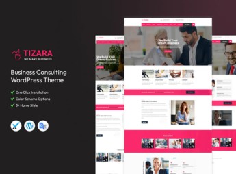 Tizara – Business Consulting WordPress Theme