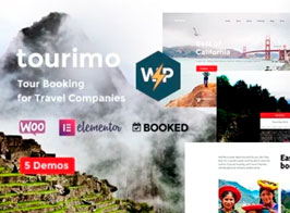 Tourimo – Tour Booking WordPress Theme