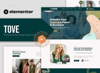 Tove – Feminine Business Coaching Elementor Template Kit