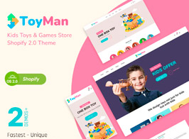 ToyMan – Kids Toys & Baby Store Shopify Theme